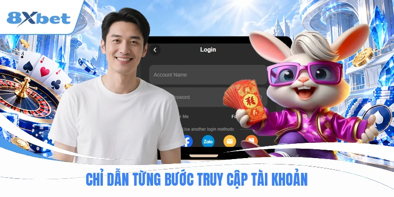 Chỉ dẫn từng bước truy cập tài khoản