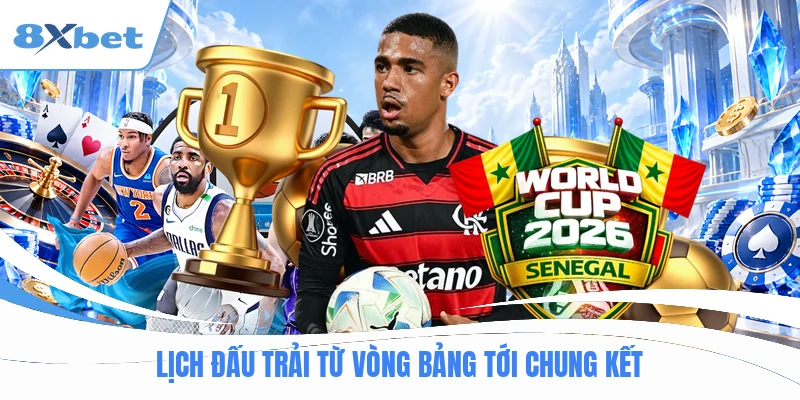 Lịch đấu trải từ vòng bảng tới chung kết