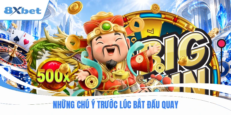 Những chú ý trước lúc bắt đầu quay